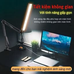 Đèn Led Kẹp Bàn Học AKIHO 24w Chống Cận Thị Thông Minh Thay Đổi Góc Linh Hoạt Nhiều Chế Độ Sáng 3