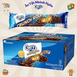 Bánh Quy Phô Mai Gery Cheese Crackers và Bánh Cuộn Gery Crunch Roll Phủ Socola - HÀNG CHÍNH HÃNG 6