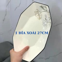 [ GiaDungQueHuong ] Bộ Tô Bát Chén Đĩa Sứ 31 Chi Tiết Họa Tiết Hoa Kim Cương Đồ Sứ Decor Tráng Men Cao Cấp 4