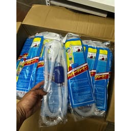 Ống hút cặn phân cá bơm tay thay nước hồ cá hồ thuỷ sinh 4