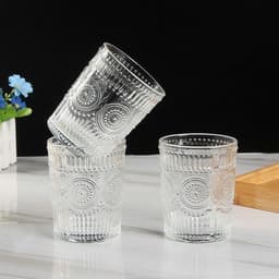 Bộ Bình Nước Thủy Tinh Chịu Nhiệt Bộ Bình Cốc Có Thể Đun Trên Bếp Dung Tích 1,8l Họa Tiết Mặt Trời 9