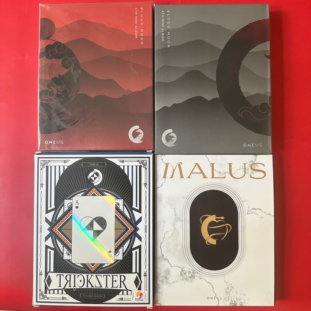 Album ONEUS cũ chính hãng Kpop — Trickster, Malus, La Dolce Vita, Binary Code, Blood Moon