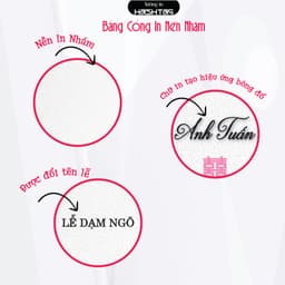 [Bảng In Nền Nhám] Bảng  In Nền Nhám, Bảng Welcome Lễ Dạm Ngõ, Đám Cưới, Ăn Hỏi In Tên Theo Yêu Cầu Trang Trí Buổi Lễ 4