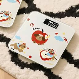 Cân Điện Tử Mini Hoạt Hình Dễ Thương – Dùng PIN – Cân Sức Khỏe Gia Đình – Thiết Kế Cute – Chính Xác Cao)_-TH 5