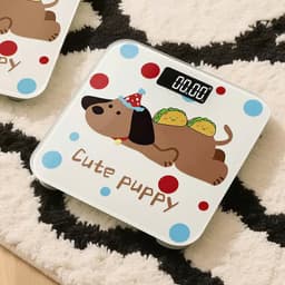 Cân Điện Tử Mini Hoạt Hình Dễ Thương – Dùng PIN – Cân Sức Khỏe Gia Đình – Thiết Kế Cute – Chính Xác Cao)_-TH 6