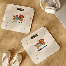 Cân Điện Tử Mini Hoạt Hình Dễ Thương – Dùng PIN – Cân Sức Khỏe Gia Đình – Thiết Kế Cute – Chính Xác Cao)_-TH 3