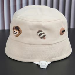Nón cho bé (3 tháng - 4 tuổi), mũ trẻ em bucket rộng vành hình Que Kem mềm êm -Worldcaps 2
