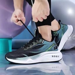 Giày Sneaker Thể Thao Nam Đế Êm Nhẹ – Giày Chạy Bộ, Tập Gym, Đi Học Đi Chơi Thoáng Khí, Form Đẹp 2