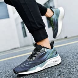 Giày Sneaker Thể Thao Nam Đế Êm Nhẹ – Giày Chạy Bộ, Tập Gym, Đi Học Đi Chơi Thoáng Khí, Form Đẹp 5