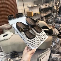 Giày Sục Rọ Đan 𝙔𝙐𝙇𝙄𝙉𝘼 Phối Khuy Hàng Cao Cấp  - LT62 6