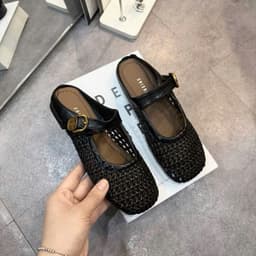 Giày Sục Rọ Đan 𝙔𝙐𝙇𝙄𝙉𝘼 Phối Khuy Hàng Cao Cấp  - LT62 8