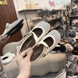 Giày Sục Rọ Đan 𝙔𝙐𝙇𝙄𝙉𝘼 Phối Khuy Hàng Cao Cấp  - LT62 7