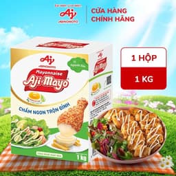 CHÍNH HÃNG FULL VAT nguyên thùng 12 hộp Xốt mayonnaise 1kg 1