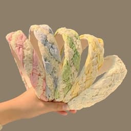 [MỚI VỀ] Cài Tóc Bản To Phối Ren Pastel Ngọt Ngào - Băng Đô Bện Thừng Handmade Phong Cách Vintage 1