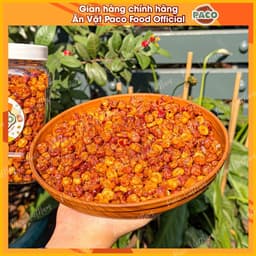 bắp ngô nếp nương sấy giòn mắm tỏi Paco Food hủ 400g-ăn vặt snacsk mới 4