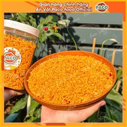 cơm vụn rang sấy mắm tỏi vị ngon Paco Food ăn cực dính ghiền ăn vặt giòn rụm snacks 4
