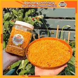 cơm vụn rang sấy mắm tỏi vị ngon Paco Food ăn cực dính ghiền ăn vặt giòn rụm snacks 1