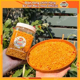 cơm vụn rang sấy mắm tỏi vị ngon Paco Food ăn cực dính ghiền ăn vặt giòn rụm snacks 5