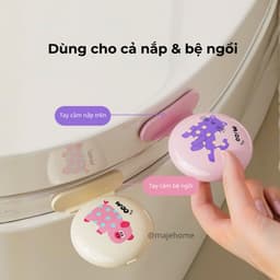 Dụng cụ nâng nắp bồn cầu kèm viên thơm khử mùi. Sản phẩm hỗ trợ nâng nắp bồn cầu tiện lợi - Majehome 6