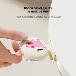 Dụng cụ nâng nắp bồn cầu kèm viên thơm khử mùi. Sản phẩm hỗ trợ nâng nắp bồn cầu tiện lợi - Majehome 5