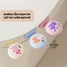 Dụng cụ nâng nắp bồn cầu kèm viên thơm khử mùi. Sản phẩm hỗ trợ nâng nắp bồn cầu tiện lợi - Majehome 2