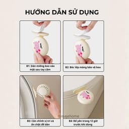 Dụng cụ nâng nắp bồn cầu kèm viên thơm khử mùi. Sản phẩm hỗ trợ nâng nắp bồn cầu tiện lợi - Majehome 7