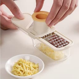 Dụng cụ bào cắt rau củ đa năng 3in1. Dụng cụ bào sợi, thái Lát, nạo củ quả nhỏ gọn tiện lợi - Majehome 4