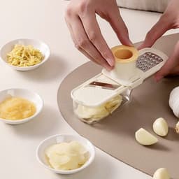 Dụng cụ bào cắt rau củ đa năng 3in1. Dụng cụ bào sợi, thái Lát, nạo củ quả nhỏ gọn tiện lợi - Majehome 3