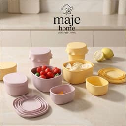 Bộ hộp đựng thực phẩm Silicon Cao Cấp. Hộp bảo quản đồ ăn màu pastel dễ thương - Majehome 3