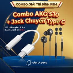 [Combo] Tai Nghe AKG + Jack Chuyển Đổi 3.5 Sang Type C Tiện Lợi Thích Hợp Nhiều Dòng Máy, Tai Nghe Chơi Game Chuyên Dụng 1