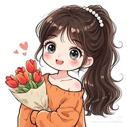 Hình in, hình ủi nhiệt Mẫu Cô Gái Chibi cực Dễ Thương ủi lên quần áo bằng bàn là tại nhà 2