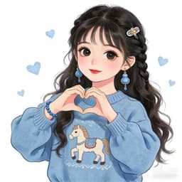 Hình in, hình ủi nhiệt Mẫu Cô Gái Chibi cực Dễ Thương ủi lên quần áo bằng bàn là tại nhà 8
