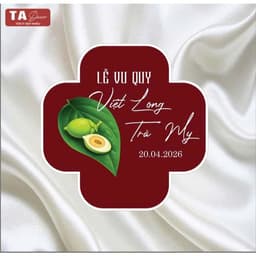 TA 141 - BẢNG TÊN CO DÂU CHÚ RỄ/ BẢNG WELCOME/ BẢNG GIA TIÊN 3