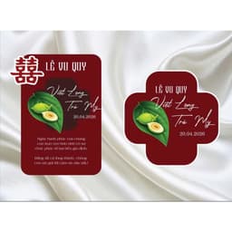 TA 141 - BẢNG TÊN CO DÂU CHÚ RỄ/ BẢNG WELCOME/ BẢNG GIA TIÊN 1