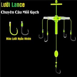 [Combo 3 Vỉ] Lưỡi Câu Lancer, Lưỡi Câu Mồi Gạch, Lưỡi Sắc Bén Cứng Cáp. Hoàng Nam Fishing 1