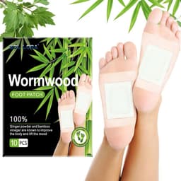 Miếng Dán Chân Ngải Cứu Nhật Bản Deep Cleaning Foot Patch 10 Miếng Thư Giãn Bàn Chân, Hỗ Trợ Giảm Mùi Hôi 6
