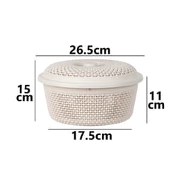 Rổ nắp tròn bi Hokori - Việt Nhật | Rổ nhựa đựng quần áo bé, đồ gia dụng tiện dụng, có nắp 2