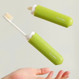 Bàn chải đánh răng du lịch mini gấp gọn tiện lợi. Bàn chải mini hình que kem du lịch công tác - Majehome 7