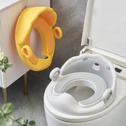 UNMEI- Bệ thu nhỏ bồn cầu cho bé ngồi trên toilet đi vệ sinh cao cấp, chống trơn trượt có tay nắm 5
