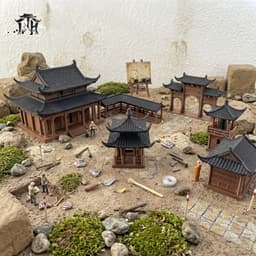 Mô hình chòi vuông in 3D - trang trí, deco tiểu cảnh, bán cạn, terrarium 5