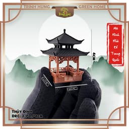 Mô hình thủy đình vuông in 3D - trang trí, deco tiểu cảnh, bán cạn, terrarium 3