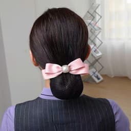 Kẹp tóc nơ dubochic 10cm kẹp tóc văn phòng công sở gọn gàng 3