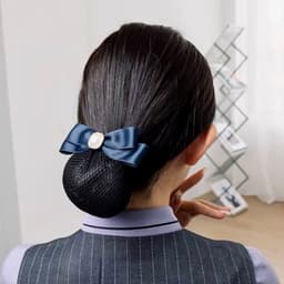 Kẹp tóc nơ dubochic 10cm kẹp tóc văn phòng công sở gọn gàng 2