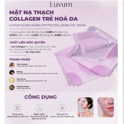 Mặt nạ thạch dưỡng da chuyên sâu LUVUM Gel Mask 33g 6