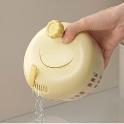 Rổ vắt rau củ quả mini tiện lợi. Rổ quay ly tâm làm khô rau củ nhanh chóng - Majehome 5
