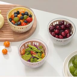 Rổ vắt rau củ quả mini tiện lợi. Rổ quay ly tâm làm khô rau củ nhanh chóng - Majehome 6