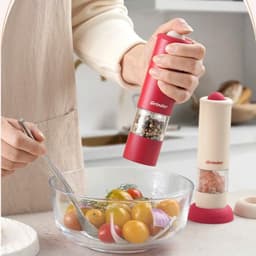 Máy xay tiêu cầm tay cao cấp. Lọ xay muối tiêu nghiền gia vị mịn, dụng cụ nhà bếp tiện lợi - Majehome 9