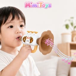Bộ 4 Món Lục Lạc Xúc Xắc MimiToys Cho Bé - Đồ Chơi Nhựa ABS Cầm Nắm Phát Triển Giác Quan 6