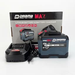 Combo Pin 20Cell DRAMA Promax XANH NAVY, Mạch 4 Mosfet, Có Cổng USB sạc điện thoại, Kèm sạc nhanh 3