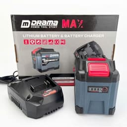 Combo Pin 20Cell DRAMA Promax XANH NAVY, Mạch 4 Mosfet, Có Cổng USB sạc điện thoại, Kèm sạc nhanh 5
